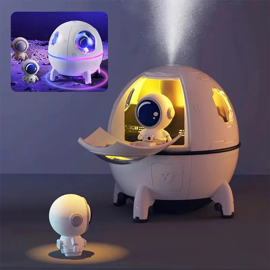 Globvat Astronauta Space Capsule LED Night Light & Humidifier with 7 Changeable Colors