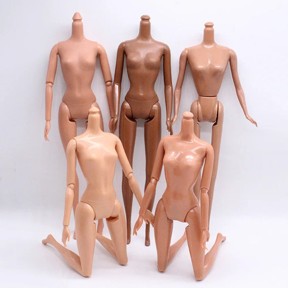 30cm African Doll's Body 5/11/13/20 Joints Body Dark Skin Children's Pretty Girl Toy