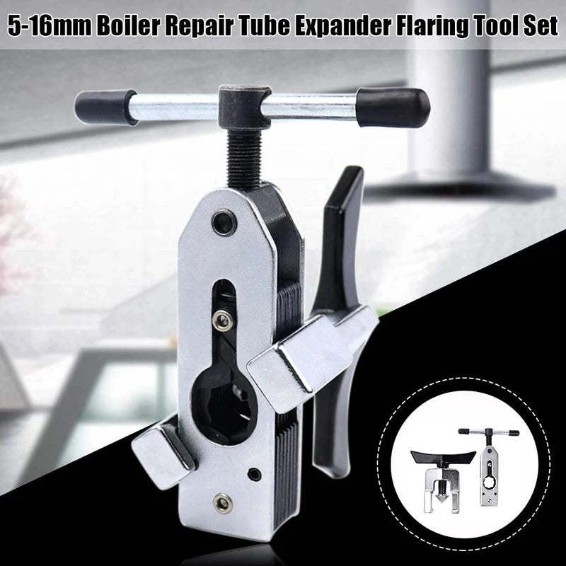 Variable Diameter Flaring Tool Kit for Heat Exchangers and Boilers