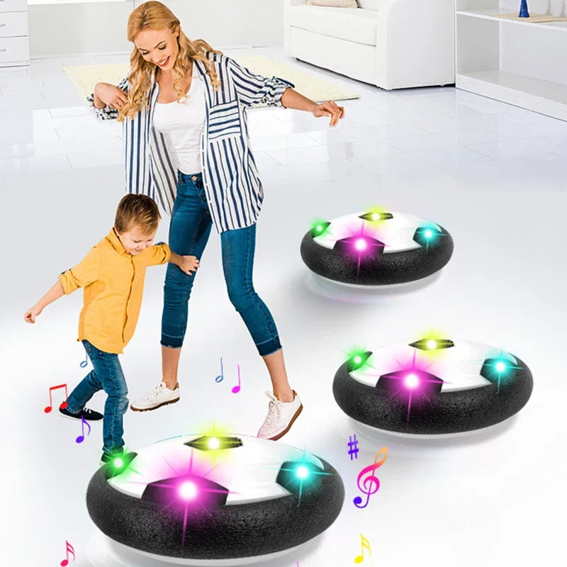 Hover Soccer Ball with LED Lights - Interactive Indoor Outdoor Sports Toy for Kids