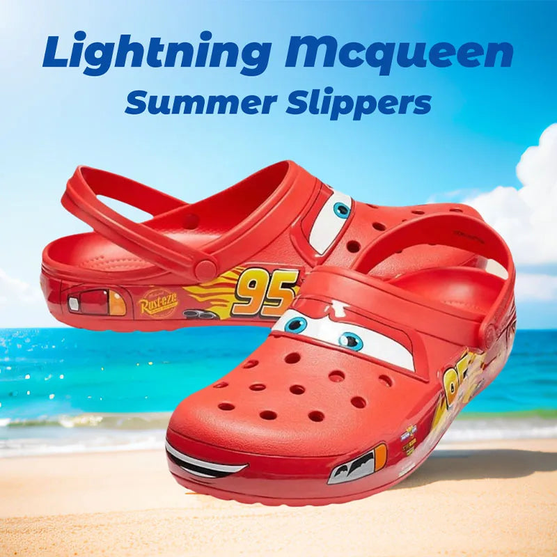 Disney Pixar Lightning McQueen Waterproof Outdoor Slippers - Cyprus