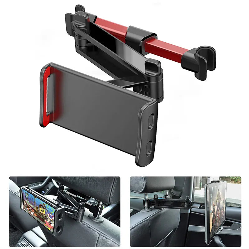 Universalauto Rücksitz der Kopfstütze Halterung Halter Halter für iPad Air 4-11 Zoll 360 Rotation Mini Tablet PC Auto Car Telefonhalter Ständer