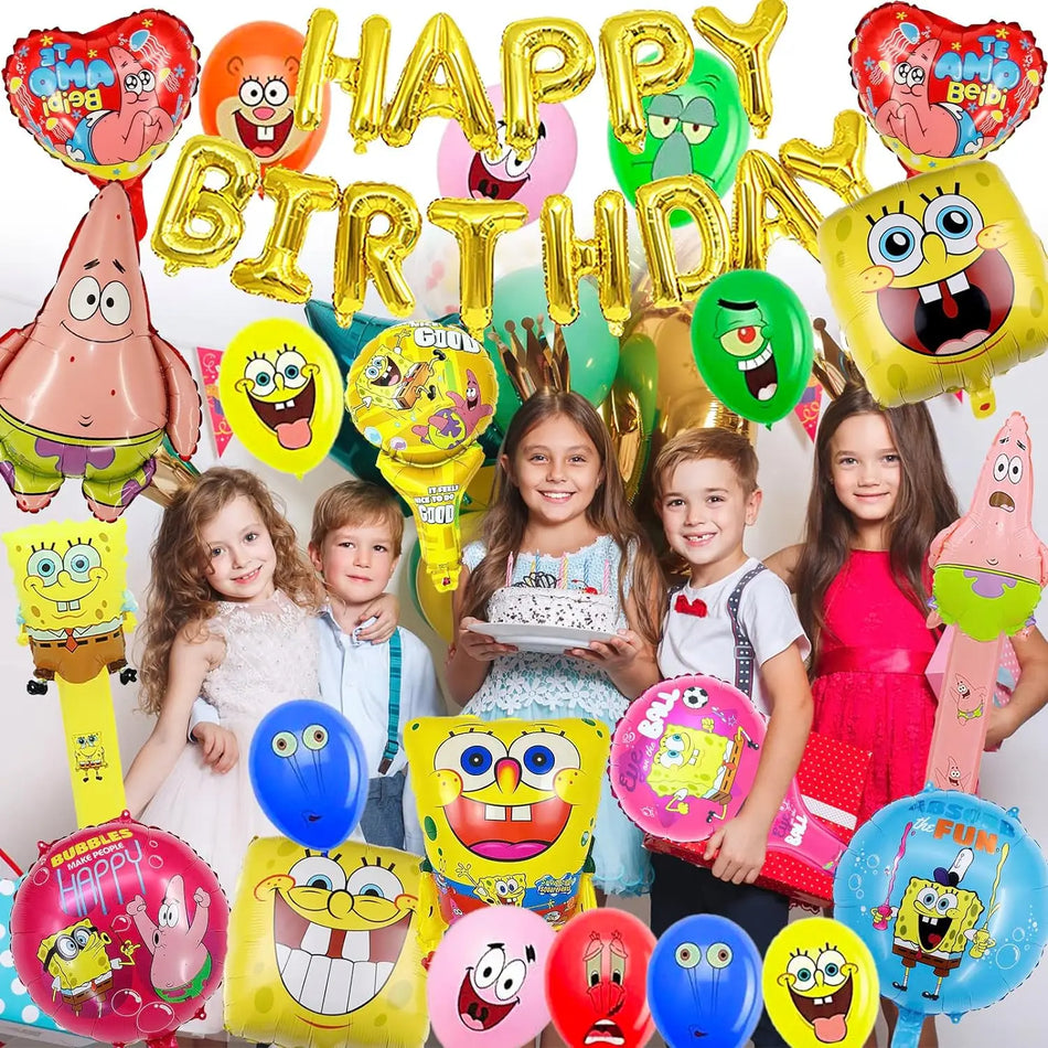 SpongeBob SquarePants Party Decorations Set - Birthday Supplies, Tableware, Balloons - Cyprus