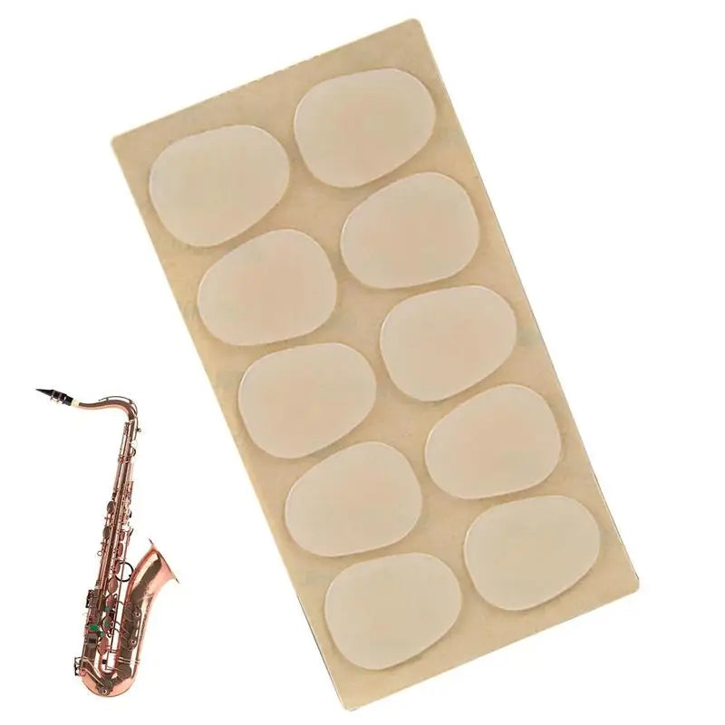 Silicone Saxophone Mouthpiece Cushions - Set of 10, Teeth Protection & Tone-preserving Clarinet Pads 🎶