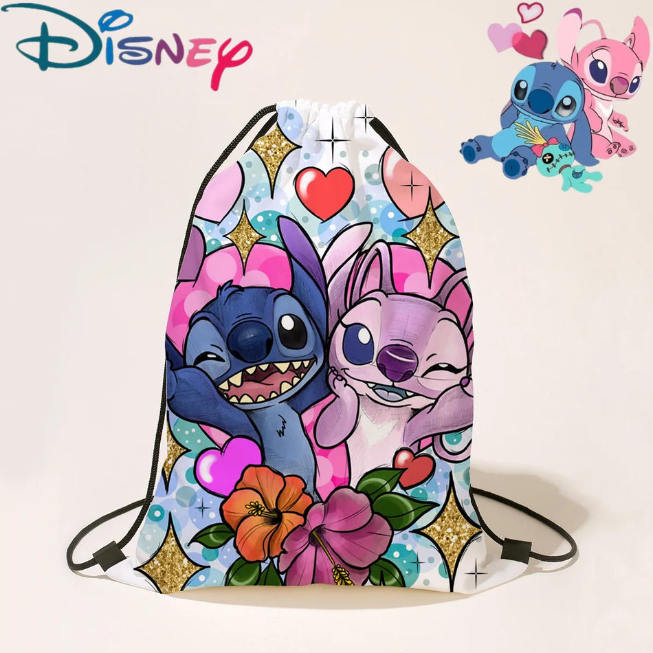 Disney Lilo & Stitch Anime Drawstring Bag - Perfect for Fans, Parties, and Gifts - Cyprus