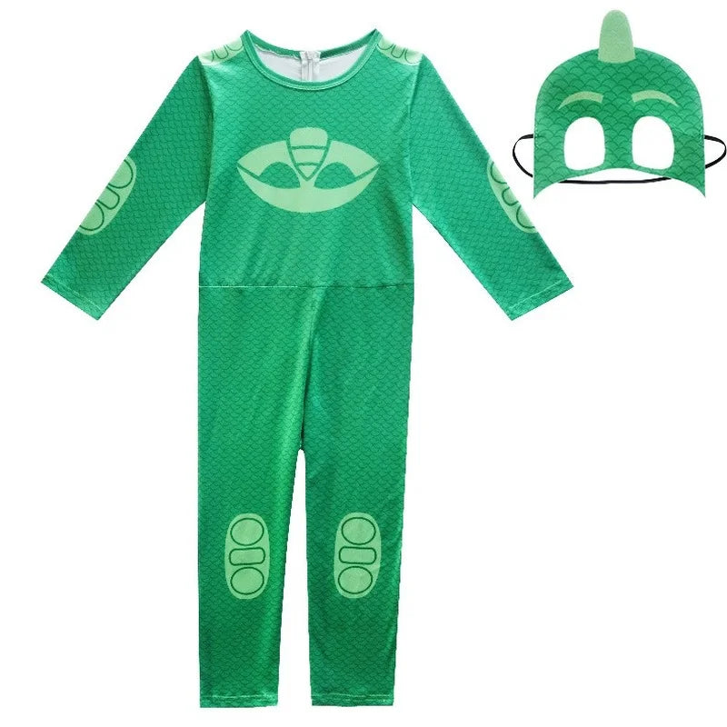 Children's Heroes Halloween PJ Cosplay Costume Set - Cyprus