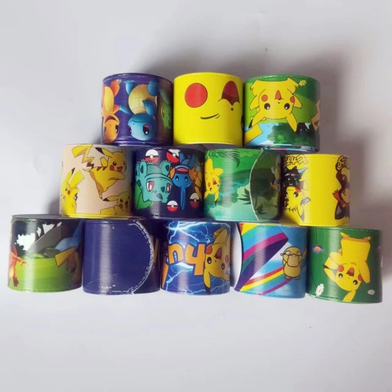 Pikachu Snap Ring & Bracelet - Variety of Anime Characters - Educational Toy for Children - Cyprus