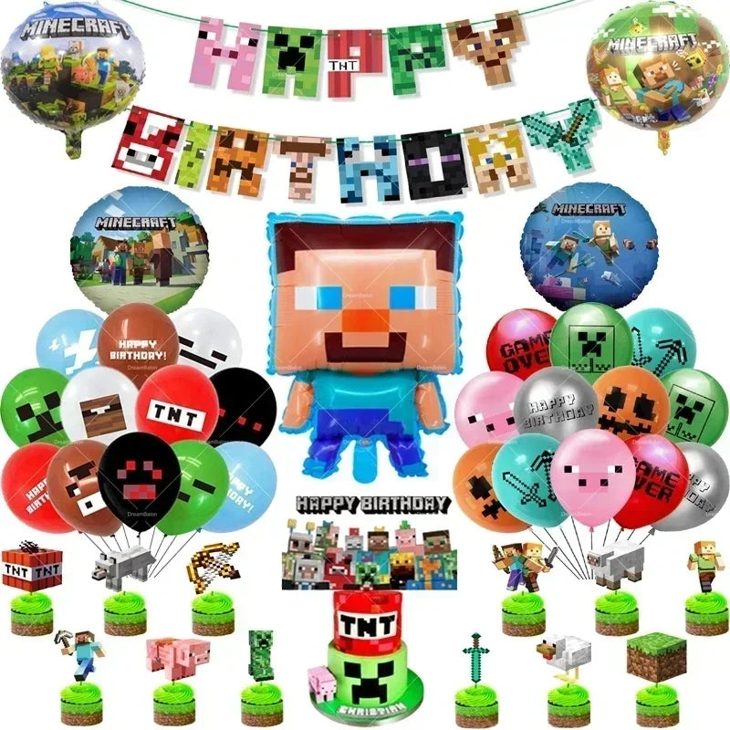 Minecraft Birthday Party Supplies Set - Zypern