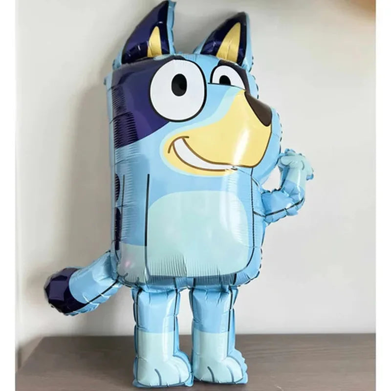 🔵 Новый анимационный фильм 2024 года Bluey Aluminum Film Balloon Cartoon Cute Childing Game Toy Buter Guted Burled Balloon