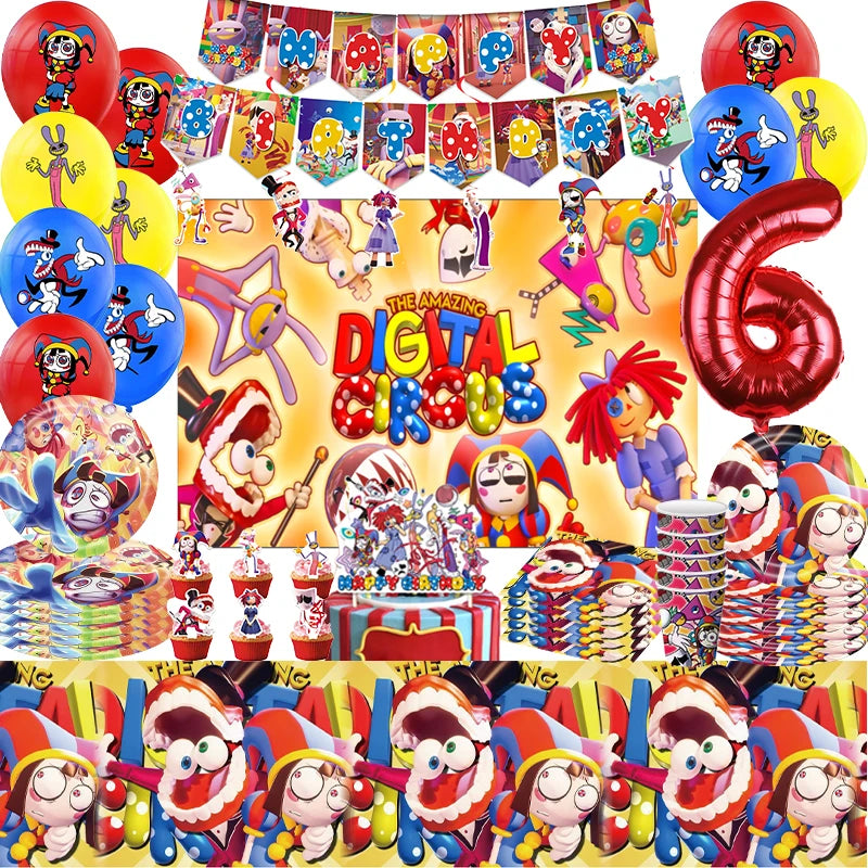 Potdemiel Digital Circus Tableware Party Party Decoration - Κύπρος