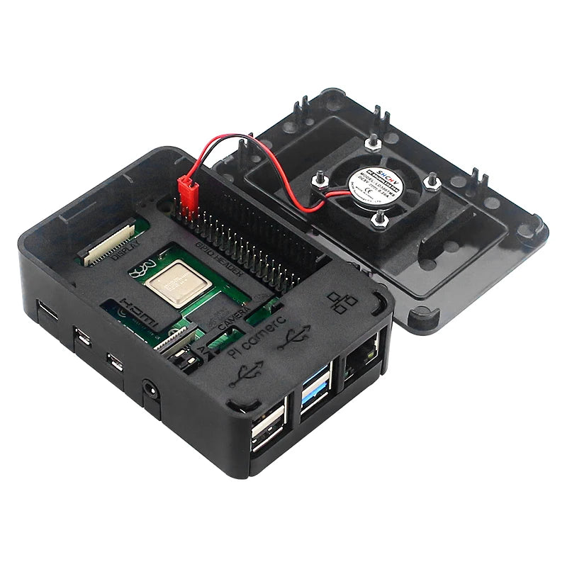 Raspberry Pi 4 Model B 8G 4G 2G 1 GB RAM + Case + Fan + Heat Sinks + Power Adapter Optional 32 64 128 GB TF Card for RPI 4