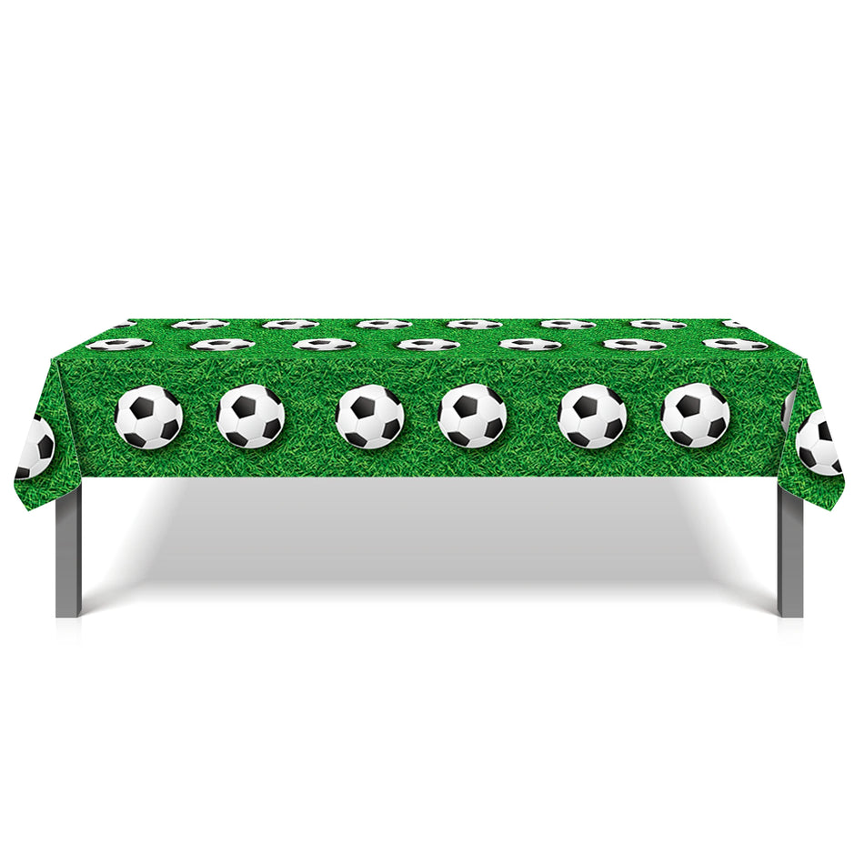 🔵 Ποδόσφαιρο Παιχνίδι Party Velepable Tablecloth - Ιδανικό για εορτασμούς γενεθλίων - Κύπρος