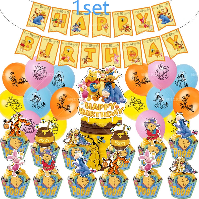 Winnie the Pooh Birthday Party Essentials Set - Cyprus