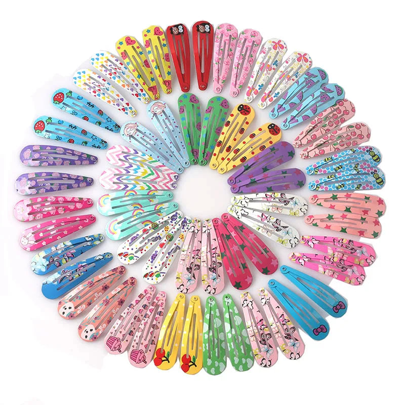 Cute Colourful Waterdrop Alloy Hairpins for Girls - Cyprus