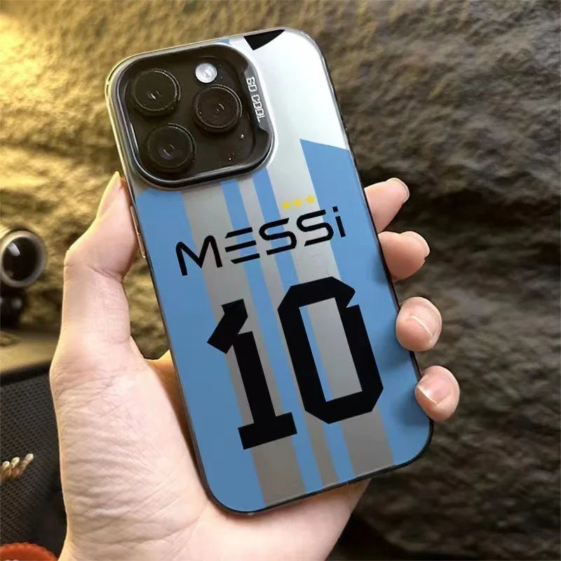 Messi № 10 полного покрытия iPhone Case - Кипр