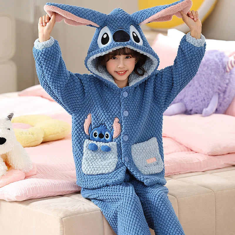 Disney Stitch και Lilo Κουκούλα κοραλλιογενών πιτζάμα για παιδιά