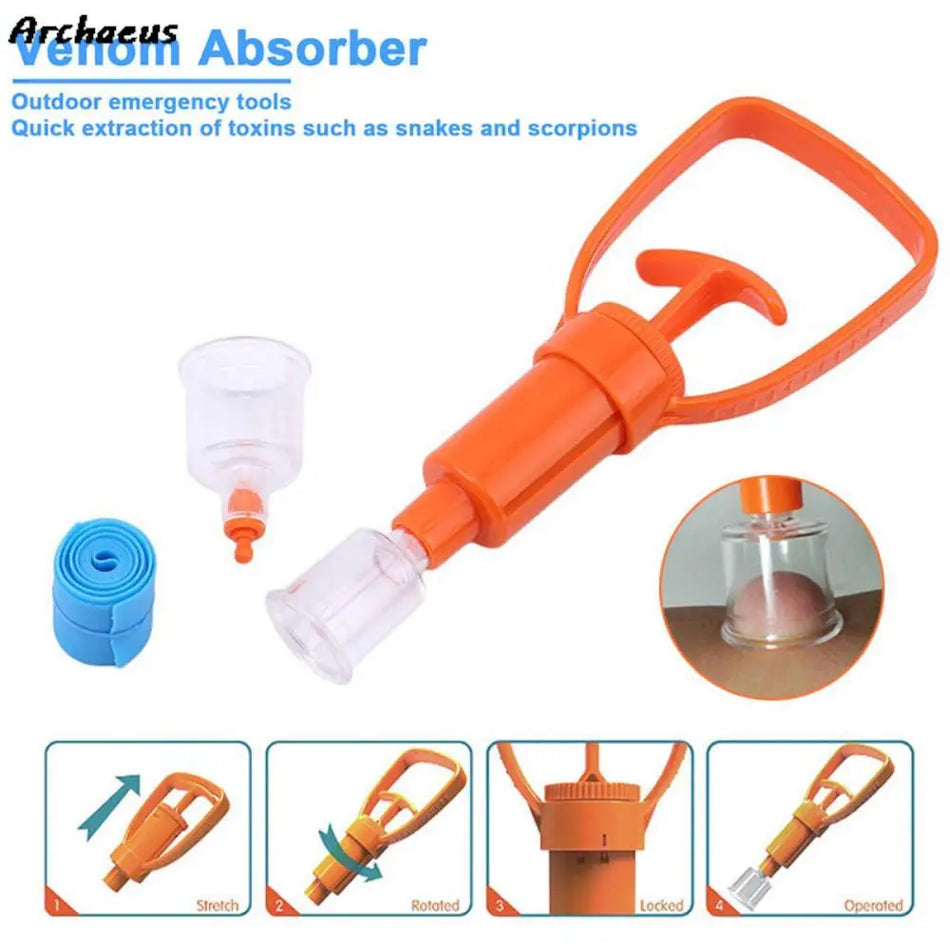 Outdoor Venom Extractor Pump: Portable Survival Tool