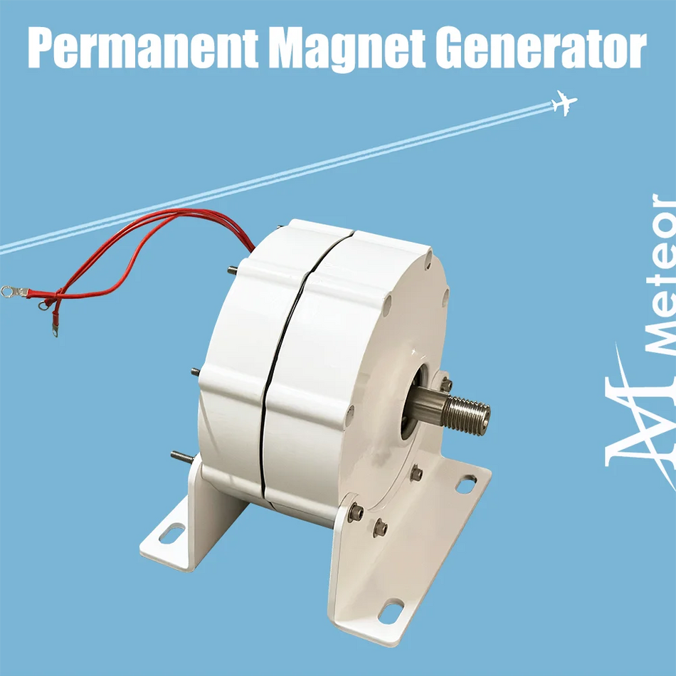 2KW Gearless Permanent Magnet Electric Generator for Wind and Water Turbines