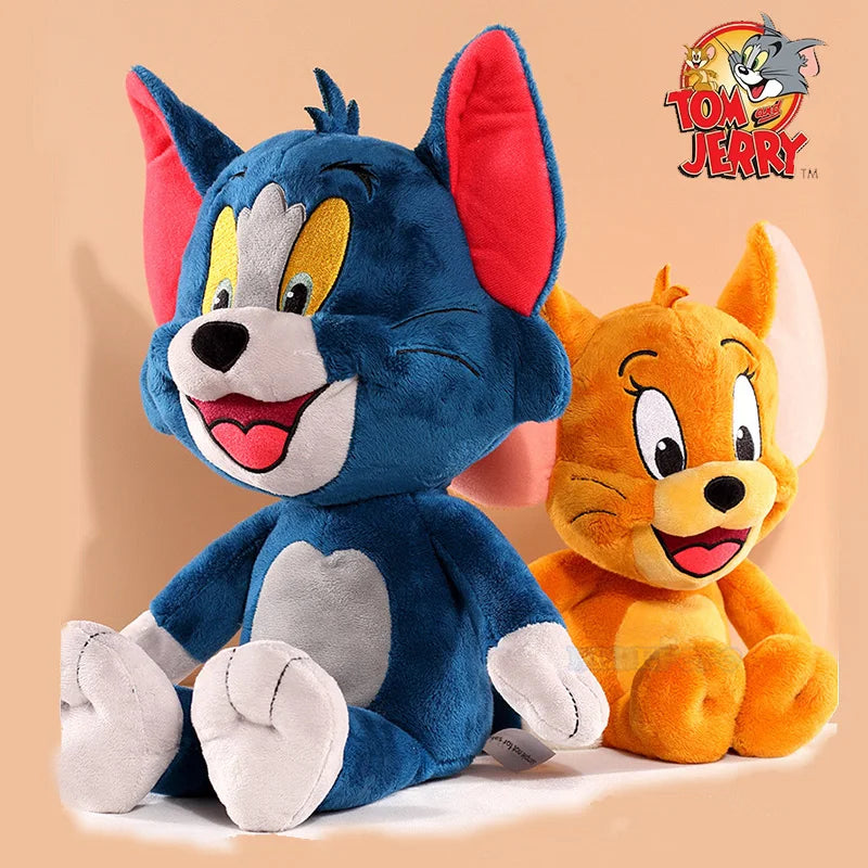 Tom and Jerry Plush Toys - Adorable Stuffed Dolls for Kids