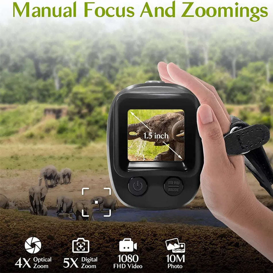 1080P HD Monocular Night Vision Device with 5X Digital Zoom