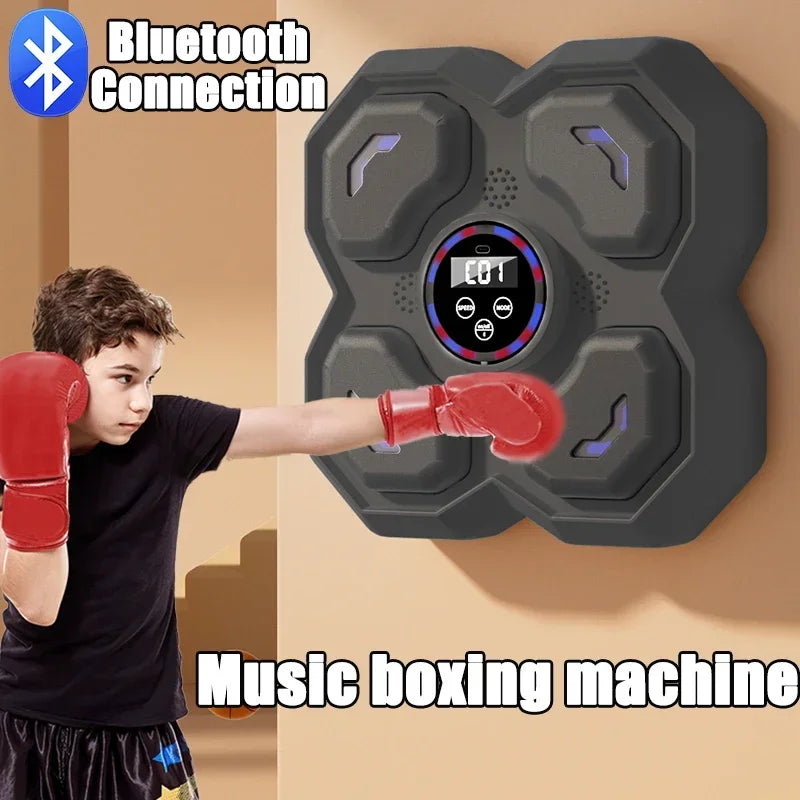 Traineur de boxe de musique intelligente pour les adultes et les enfants - Target d'entraînement de réponse au fitness à domicile