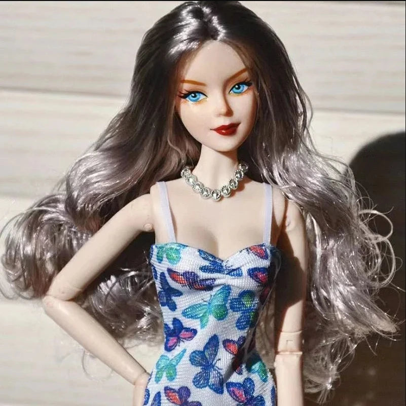 Νέο 30cm Lady Doll Toy 26 Mowable Movable Doll Girls Play House Diy Dress Up Toys