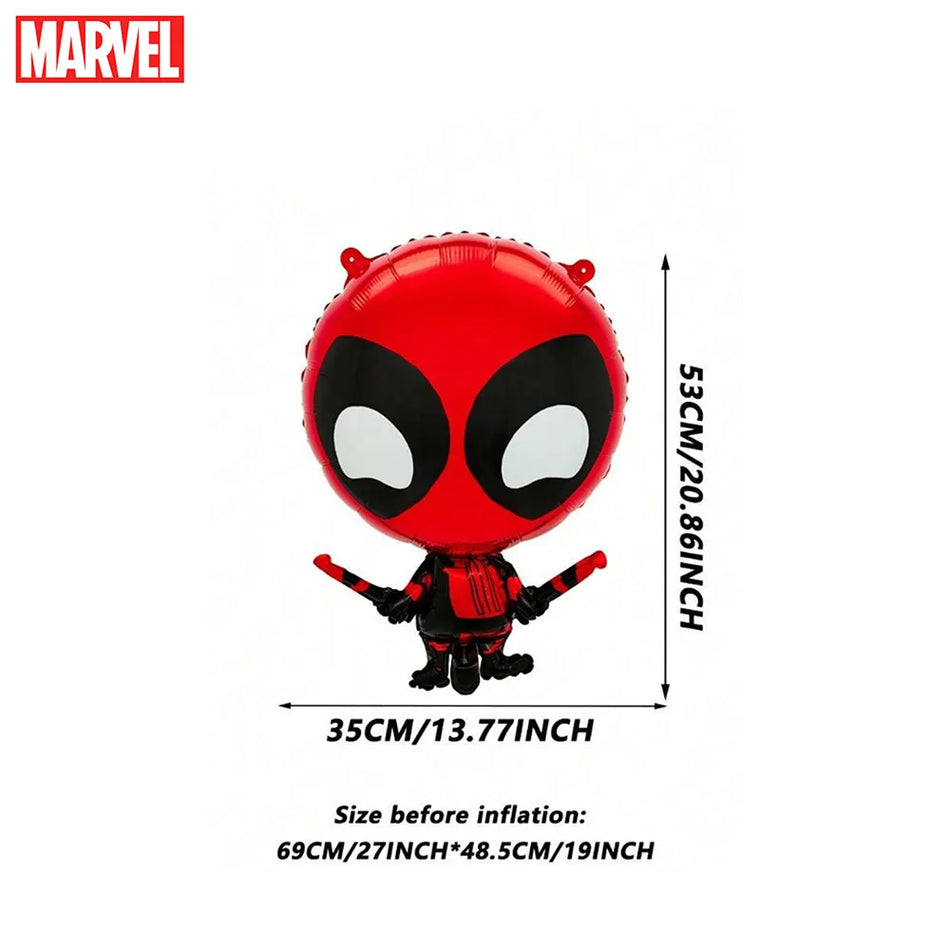 Ballon en aluminium Avengers Deadpool en aluminium - décoration de fête essentielle