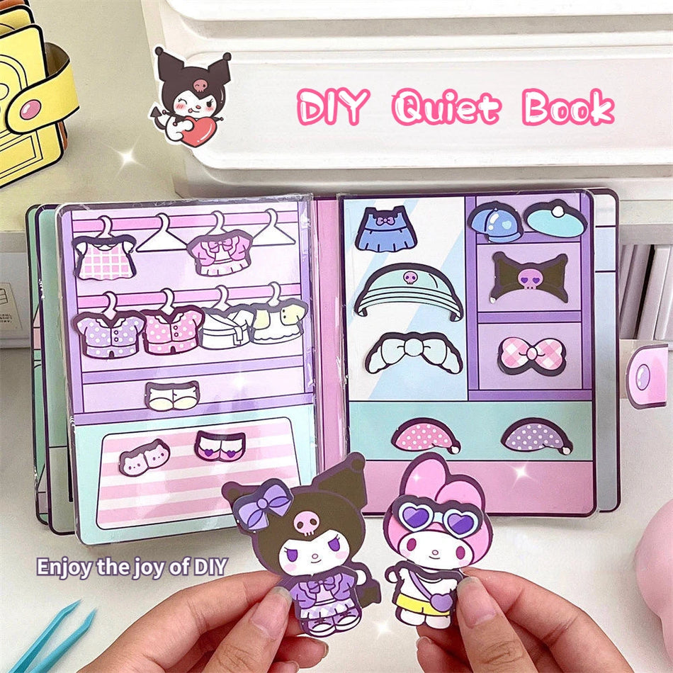 Sanrio Kuromi Cinnamoroll My Melody Handmade Quiet Book - Cyprus