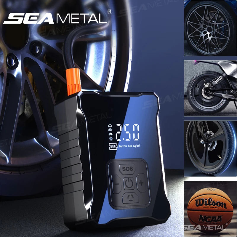 SEAMETAL Wireless Car Air Pump 4000mAh - Cyprus