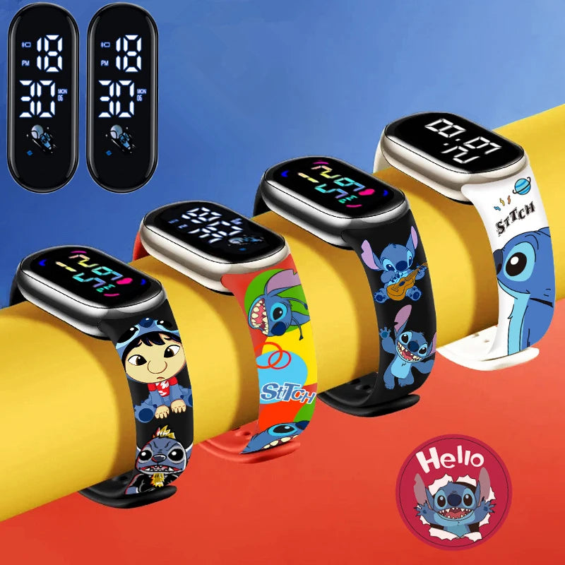 Disney Stitch Waterproof Touch Screen Sport Watch for Kids - Cyprus