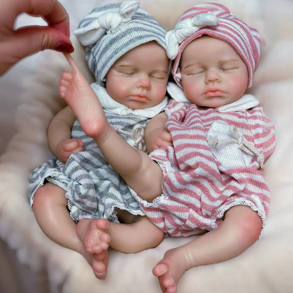 Στερεά σιλικόνη Loulou Bebe Reborn Doll με ανοιχτό μπουκάλι στόματος και σίτισης - Κύπρος