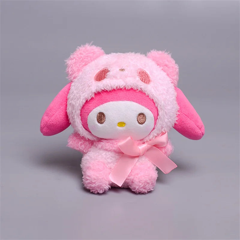 12cm Sanrio Plush Toy - Kawali Kuromi, Hello Kitty, Melody & Cinnamoroll