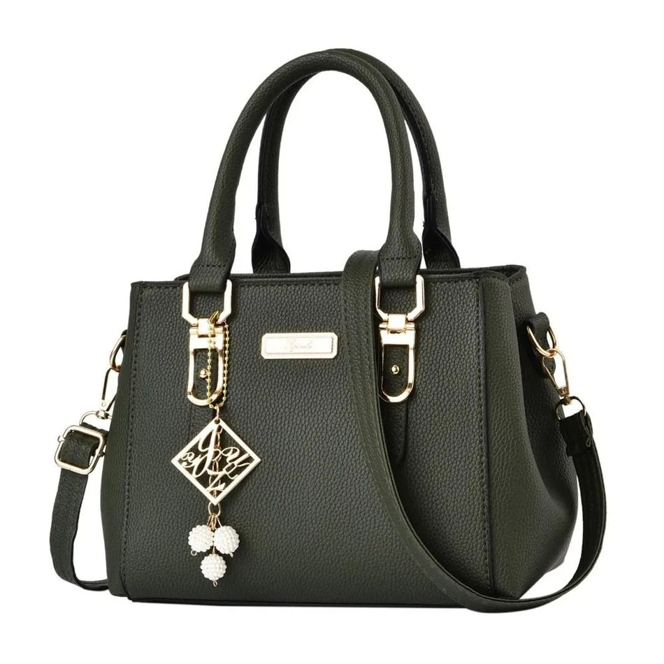 Large Capacity Casual Leather Shoulder Bag for Women