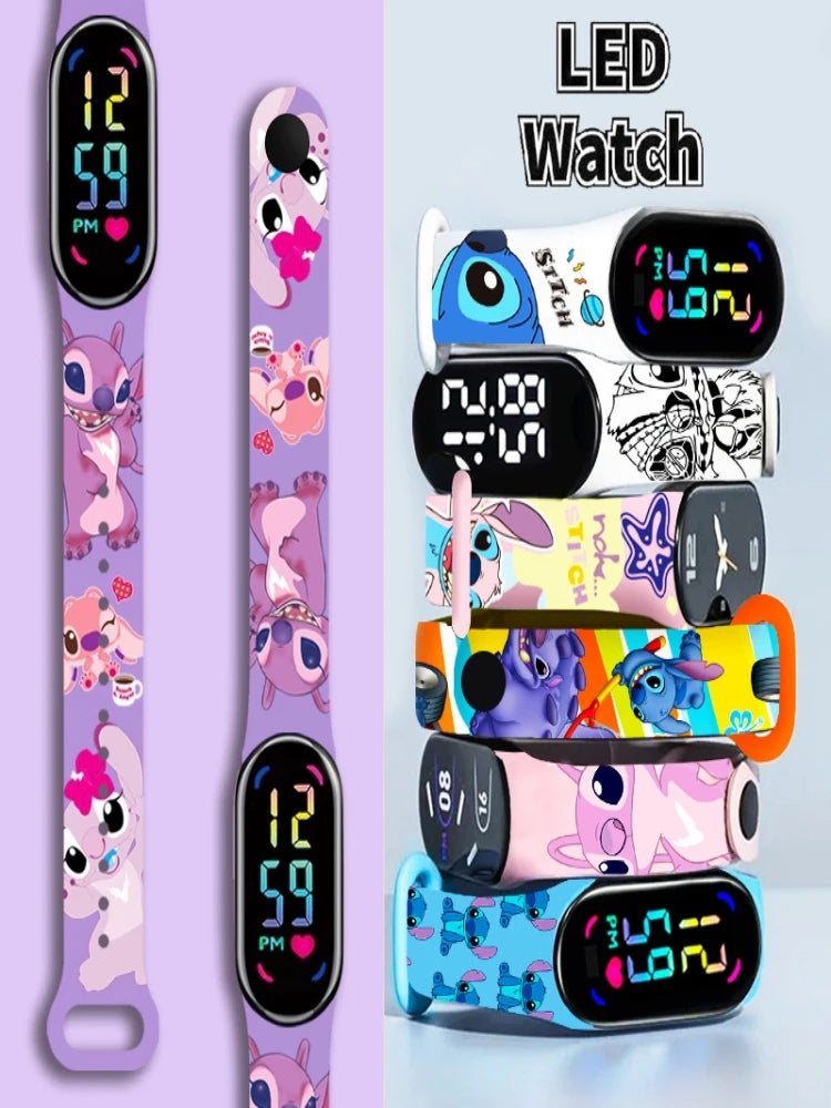 Disney Stitch Waterproof Sport Watch with Touch Screen - Cyprus