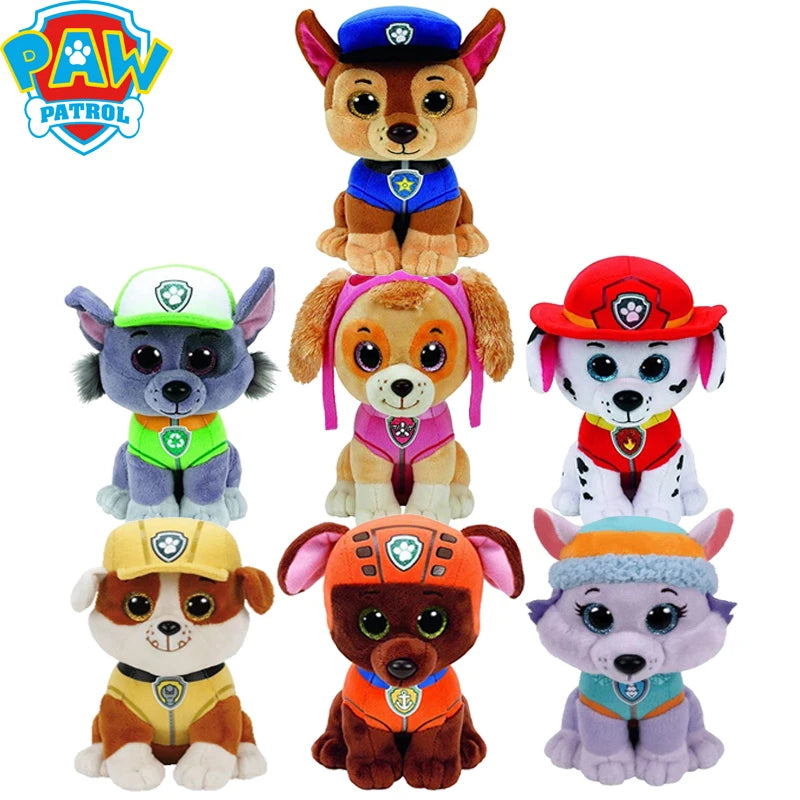 23cm Paw Patrol Plush Doll - Στοιχεία δράσης Chase & Marshall