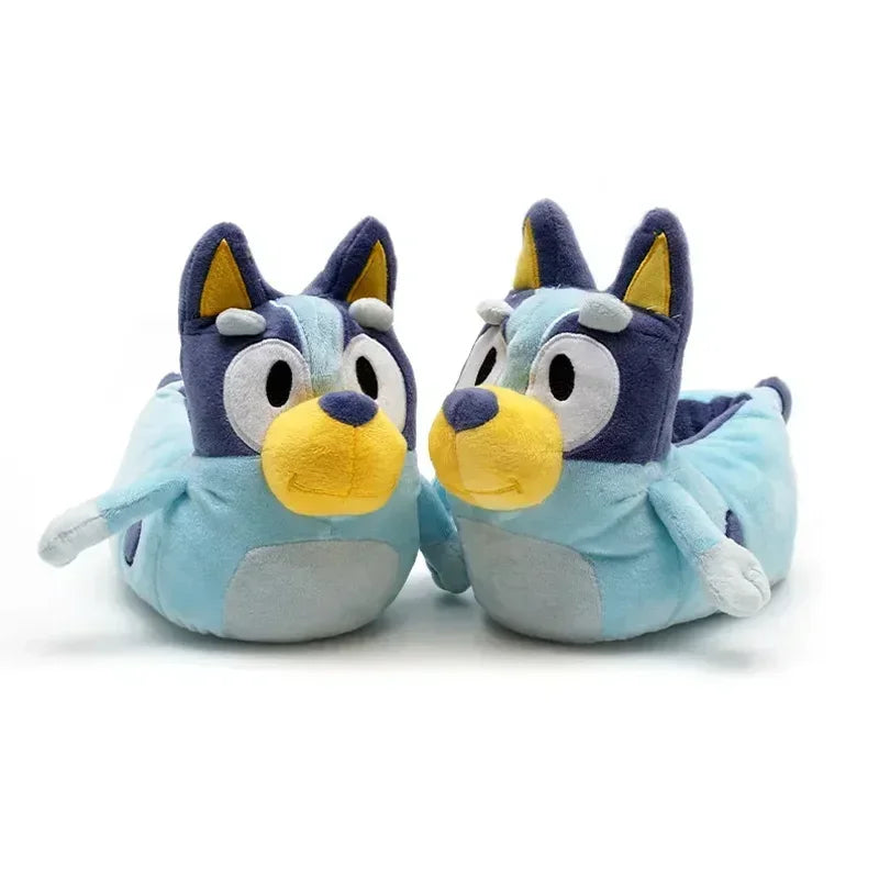 Moose Bluey and Bingo Plush Cartoon Slippers for Winter Warmth - Cyprus