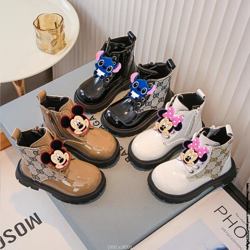 Disney Stitch Casual Ankle Boots for Kids