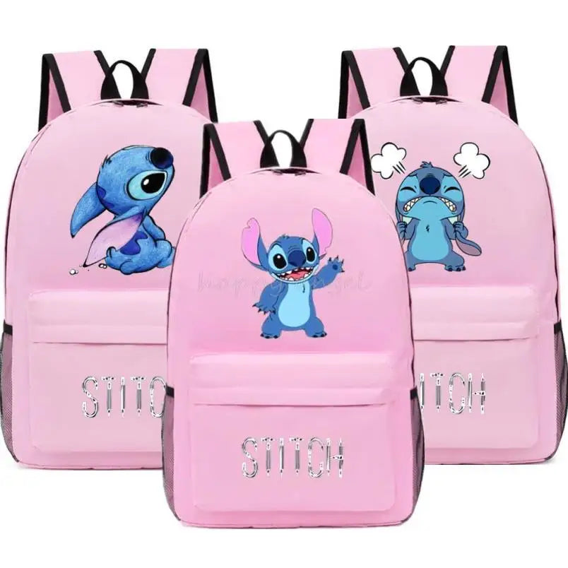 MINISO  Stitch Unisex Backpack for School and Travel - Cyprus