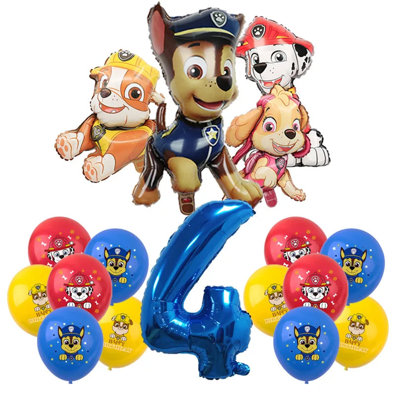 🔵 PAW Patrol Birthday Party Supplies Balloon Decorations - Cyprus