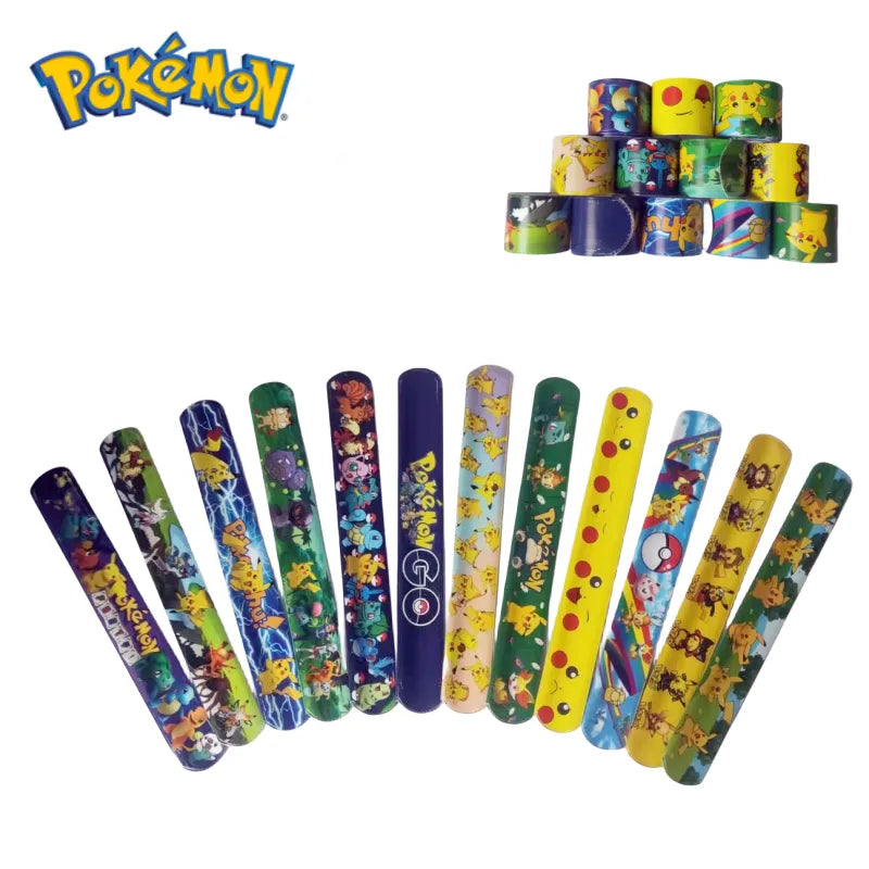 Pikachu Snap Ring & Bracelet - Variety of Anime Characters - Educational Toy for Children - Cyprus