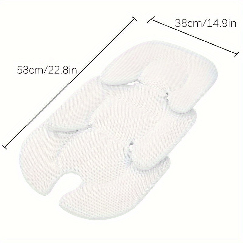 Soft Stroller Cushion for 0-3 Years Old with Machine Washable Fiberglass Surface【BW72442】