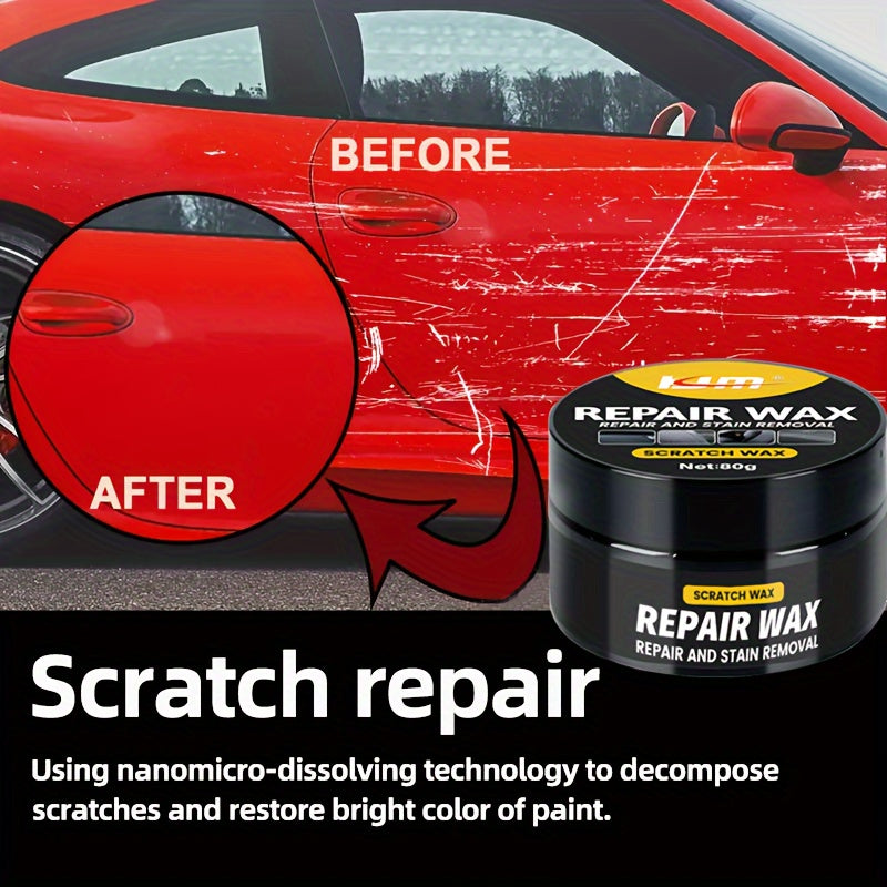 KJM Premium Car Scratch Repain Cream - 80g Auto Paint Restorer