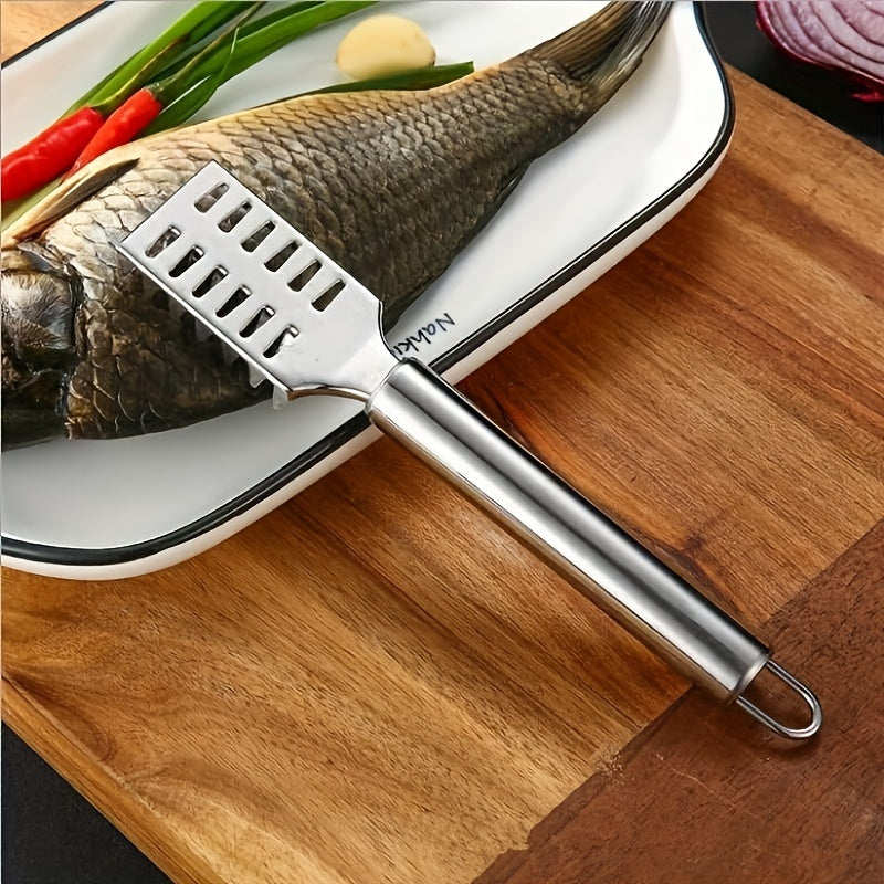 Effortless Stainless Steel Fish Scale Remover