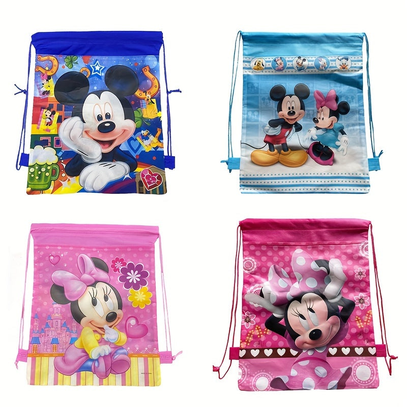 Mickey & Minnie Kids' Drawstring Backpack - Princess-Themed School Bag - Cyprus