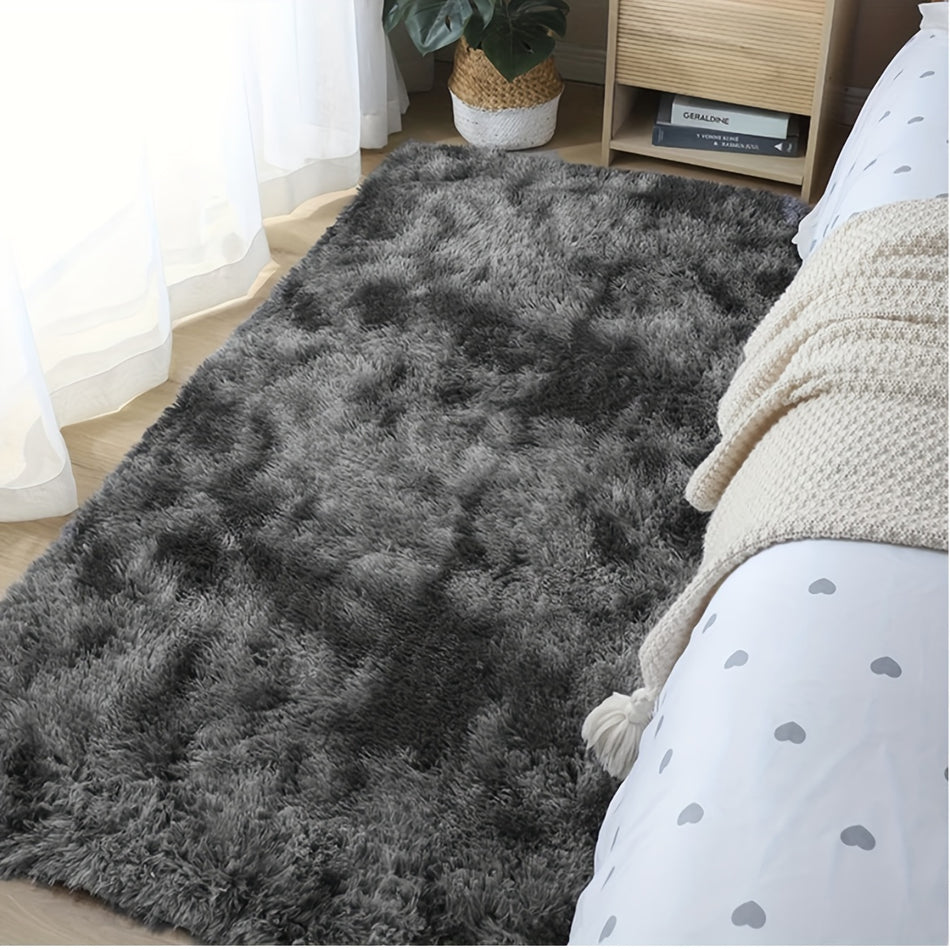 Soft Plush Non-Slip Tie-Dyed Shag Rug - Cyprus