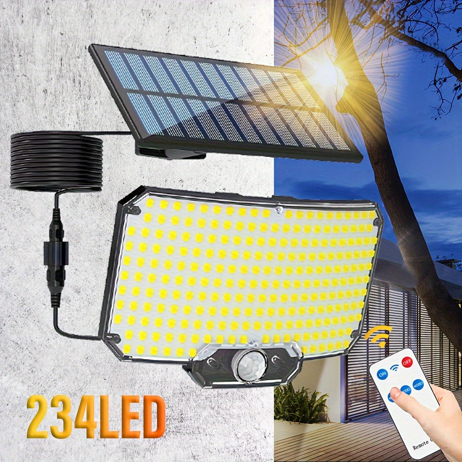 234LED Solar Motion Sensor Searchlight mit Fernbedienung - Zypern