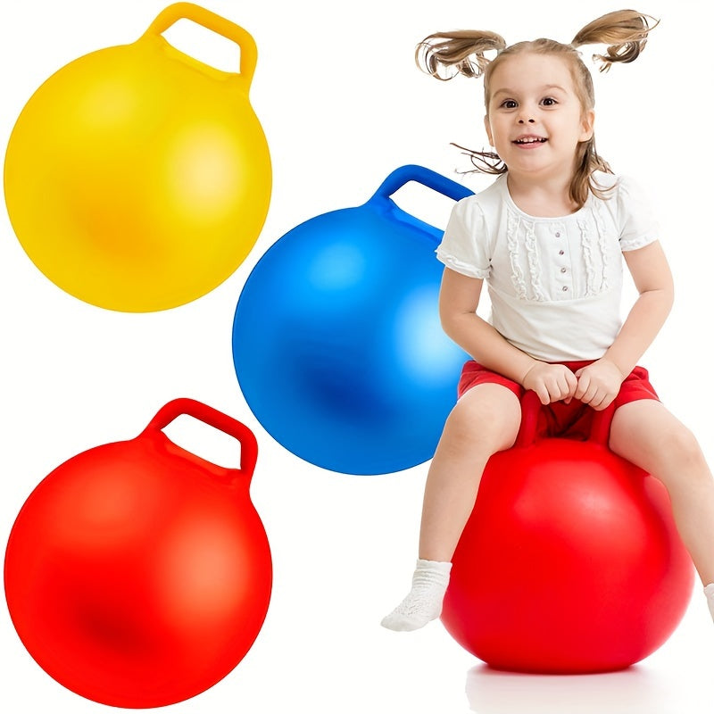 Jumbo 18-Inch Bouncing Ball with Handle for Kids Aged 3-6 - Cyprus