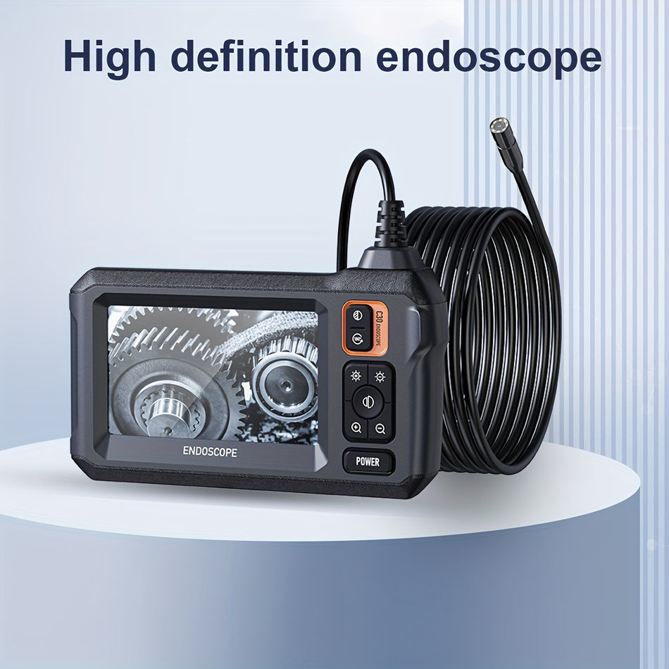 8mm Industrial Endoscope with 4.3" LCD Screen - Home Decoration Tool