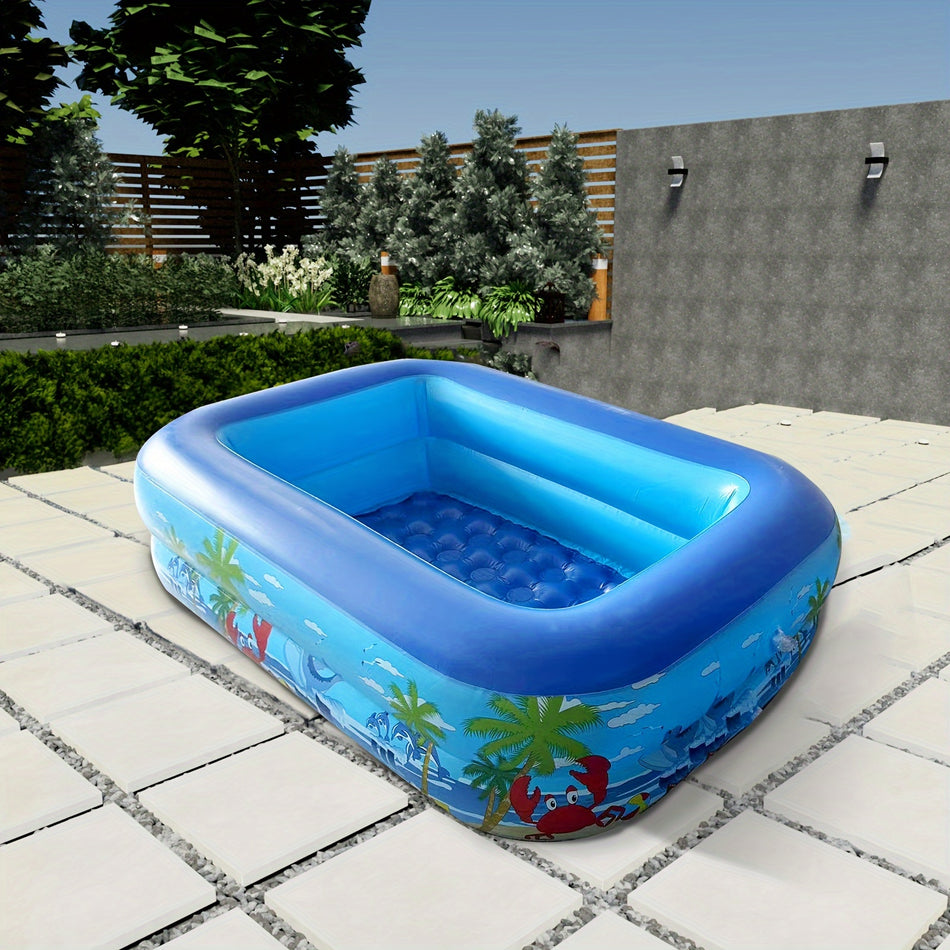 Inflatable Swimming Pool for Kids - Foldable Baby Paddling Pool - Cyprus