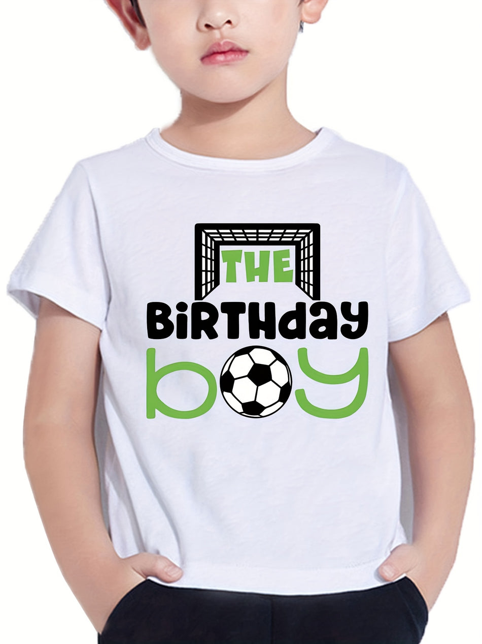 Soccer Goal Birthday Boy T-shirt - Cyprus